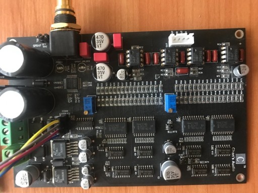 Zdjęcie oferty: DAC R2R CMOS, Coax, i2s + transformator audio