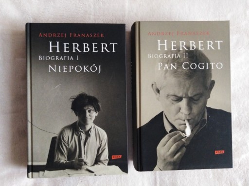 Zdjęcie oferty: HERBERT, BIOGRAFIA - komplet. I-II t. A. Franaszek