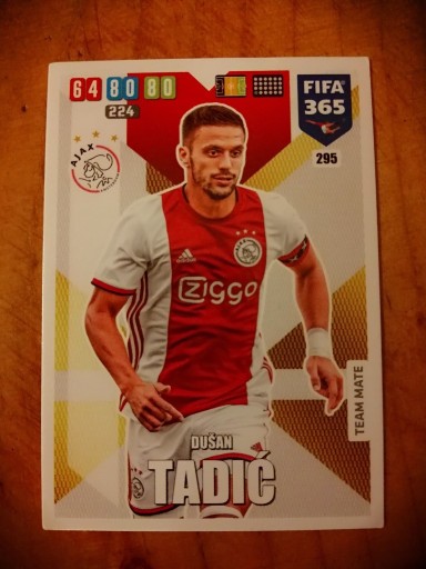 Zdjęcie oferty: karty panini fifa 365 2020 Dusan Tadić