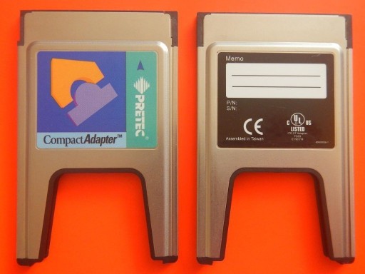 Zdjęcie oferty: Adapter CompactFlash PCMCIA ~~ PRETEC ~~ SUPERCENA