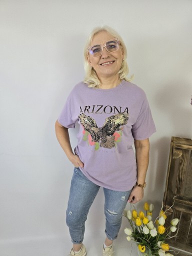 Zdjęcie oferty: T-shirt fioletowy Arizona