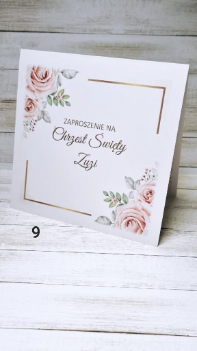 Zdjęcie oferty: Zaproszenia na Chrzest personalizowane