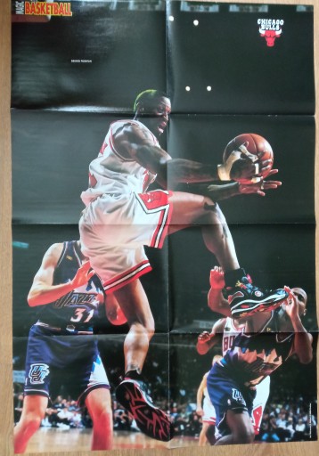 Zdjęcie oferty: Dennis Rodman plakat 81x56 nowy Chicago Bulls