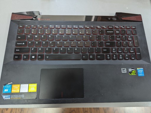 Zdjęcie oferty: Obudowa Lenovo Y50-70 palmrest klawiatura uszkodz