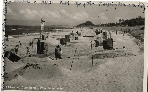 Zdjęcie oferty: Plaża Sarbinowo- stempel 14.07.1941r Niemcy