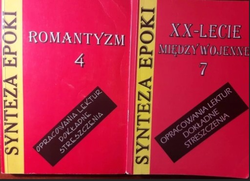 Zdjęcie oferty: Zestaw 2 książek do języka polskiego