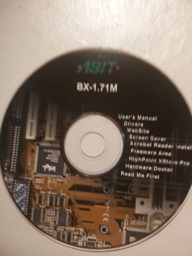 Zdjęcie oferty: Retro CD ABIT Motherboard BX-1.71M oprogramowanie, sterowniki, instrukcje.