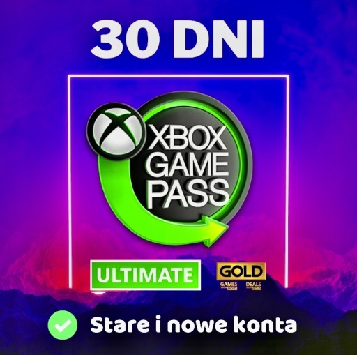 Zdjęcie oferty: XBOX GAME PASS ULTIMATE 30 DNI STARE I NOWE KONTA!