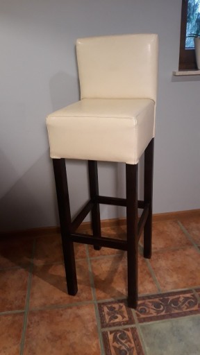 Zdjęcie oferty: Hoker krzesło barowe drewno skóra
