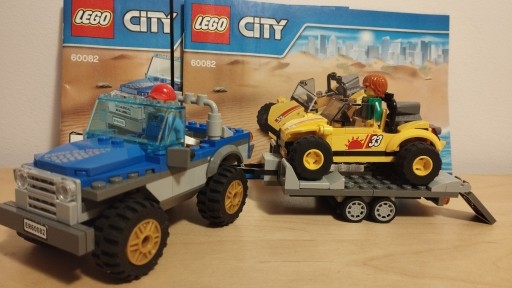 Zdjęcie oferty: Lego City 60082 terenówka z lawetą i autem