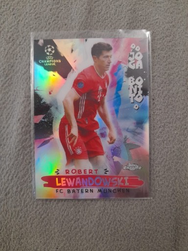 Zdjęcie oferty: Karta Topps Chrome Robert Lewandowski JOGA BONITO