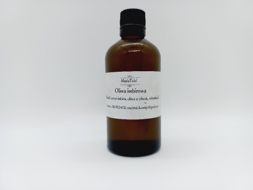 Zdjęcie oferty: Imbir Oliwa imbirowa 100 ml