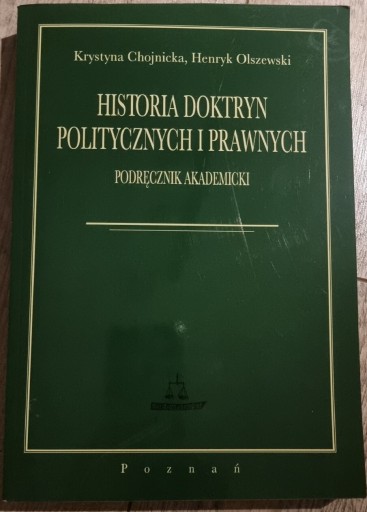 Zdjęcie oferty: Historia doktryny politycznych i prawnych 