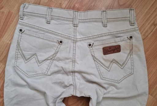 Zdjęcie oferty: Beżowe Spodnie męskie jeans Wrangler Texas W34L34