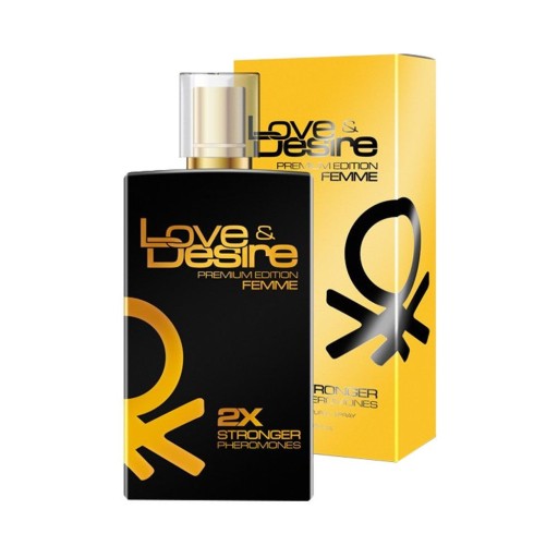 Zdjęcie oferty: Perfumy feromony dla kobiet Love&Desire Gold 100 m