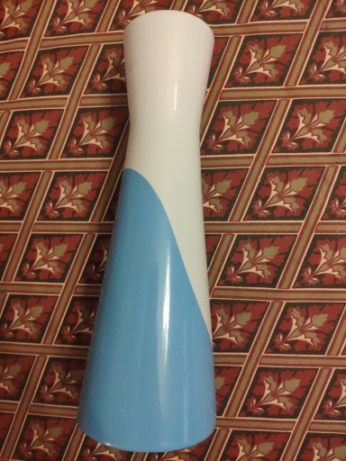 Zdjęcie oferty: Ciekawy ceramiczny wazon biało-niebieski 
