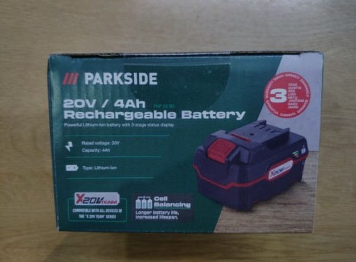 Zdjęcie oferty: Nowy bateria akumulator parkside 20 V 4Ah PAP 20