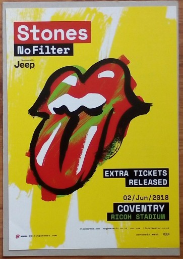 Zdjęcie oferty: THE ROLLING STONES - NO FILTER TOUR