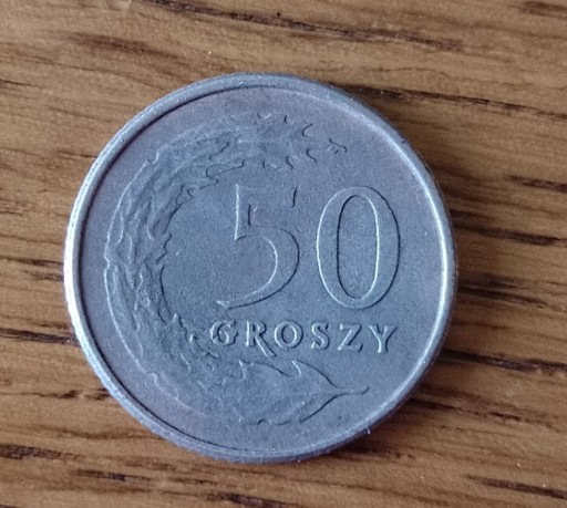 Zdjęcie oferty: 50 groszy z 1995 Moneta PRL Kolekcja Numizmatyka 