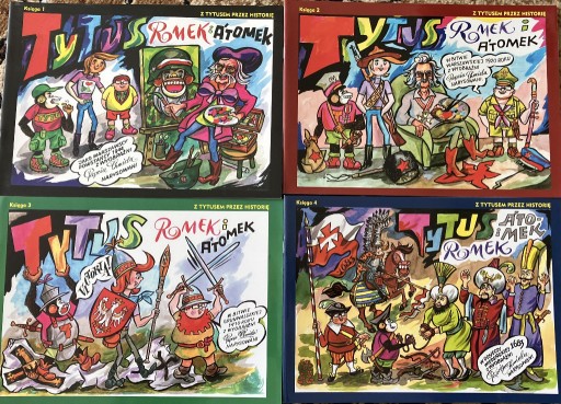 Zdjęcie oferty: Tytus, Romek - A'Tomek - Z Tytusem przez historię - 8 zeszytów