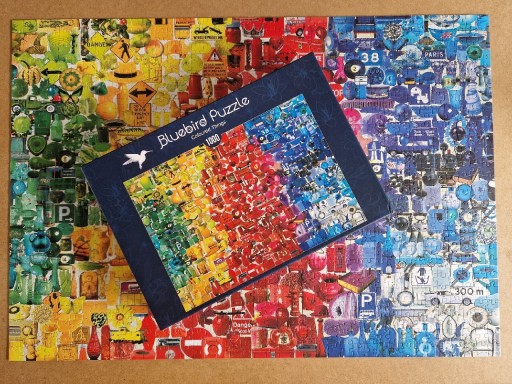 Zdjęcie oferty: Puzzle Bluebird 1000 elementów Coloured Things