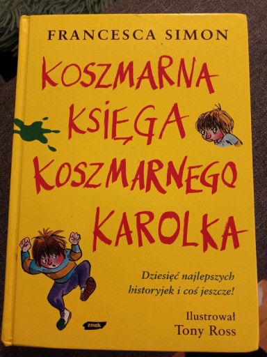 Zdjęcie oferty: Książka koszmarna księga koszmarnego Karolka