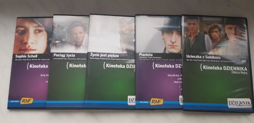Zdjęcie oferty: Filmy na DVD cz.2 Kinoteka Dziennika 5 sztuk