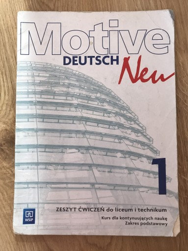 Zdjęcie oferty: Ćwiczeniówka Motive Deutsch New 1 niemiecki 