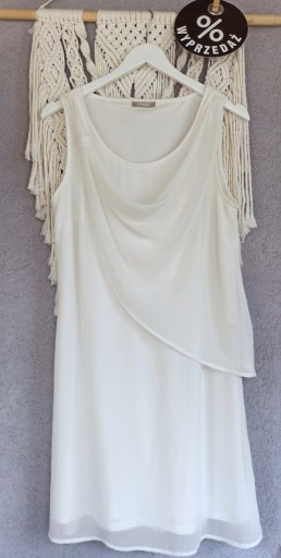 Zdjęcie oferty: ORSAY Letnia sukienka biel ecru w greckim stylu 42