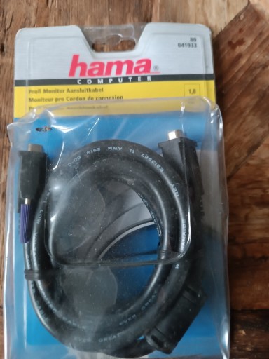 Zdjęcie oferty: Kabel VGA Hama 1.8m