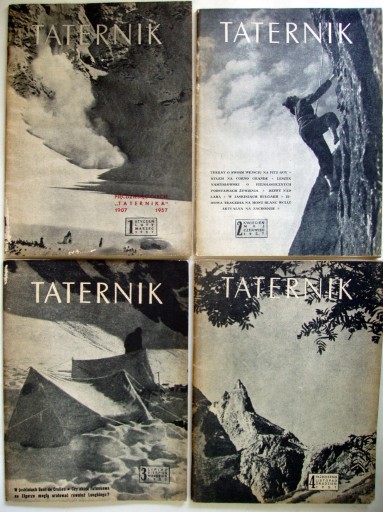 Zdjęcie oferty: Taternik. Rocznik XXXIII. Nr 1, 2, 3, 4. Rok 1957