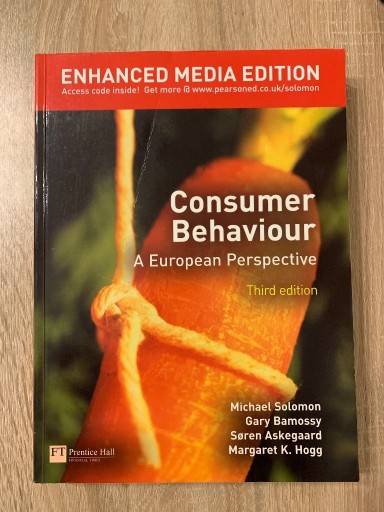 Zdjęcie oferty: Consumer Behaviour – Salomon, Bamossy, Askegaard