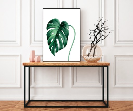 Zdjęcie oferty: Plakat B2 50x70 200 g tropical liście tropikalnTC6