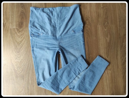 Zdjęcie oferty: H&M Jeansowe spodnie ciążowe skinny XL