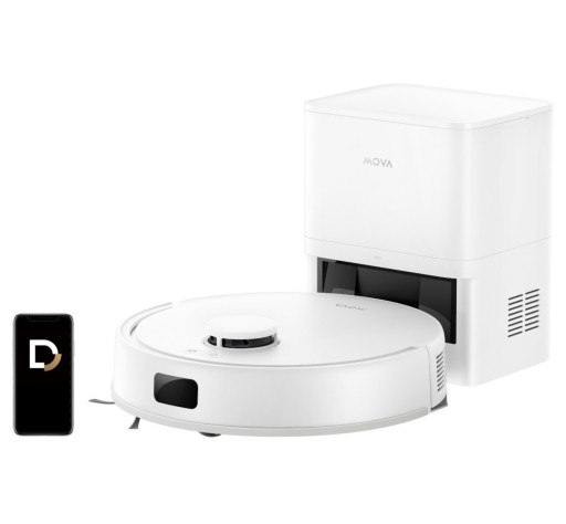 Zdjęcie oferty: Robot sprzątający odkurza i mopuje  samojezdny Mova E20 Plus Biały + stacja