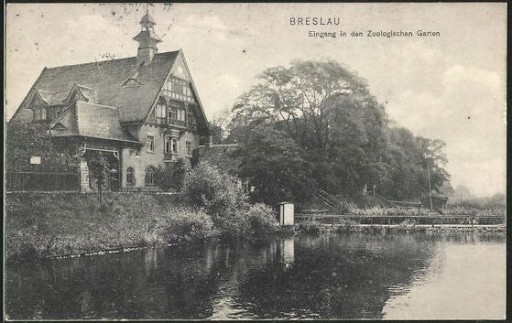 Zdjęcie oferty: WROCŁAW Breslau wejście do Zoologischen Garten1910