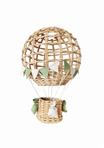 Zdjęcie oferty: Lampa balon dziecięca handmade bez oliwka len