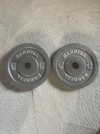 Zdjęcie oferty: Obciążenie żeliwne Barbell 2x2,5kg