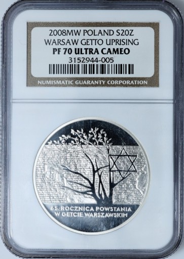 Zdjęcie oferty: 20 złotych 2008. NGC PF70