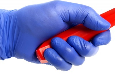 Zdjęcie oferty: Rękawiczki nitrylowe ochronne niebieskie 100 szt L