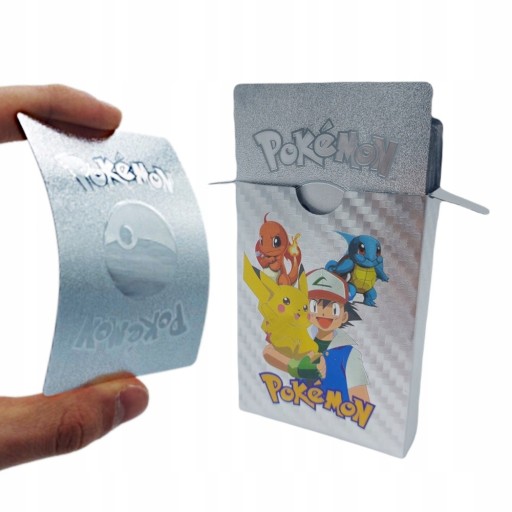 Zdjęcie oferty: SREBRNE KARTY KOLEKCJONERSKIE POKEMON 55 SZT 