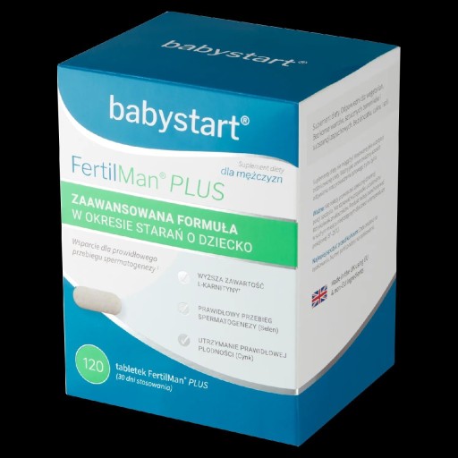 Zdjęcie oferty: Suplement diety - FertilMan Plus, 120 tabletek