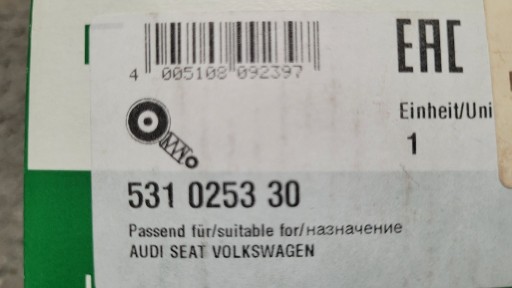 Zdjęcie oferty: Rolka napinacza INA 531 0253 30 - VW 1.9 TDI