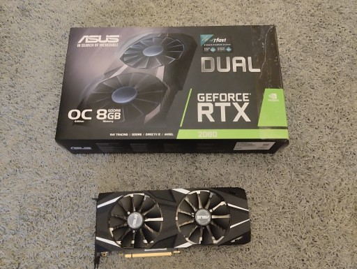 Zdjęcie oferty: Karta graficzna Asus GeForce RTX 2080 8gb Dual