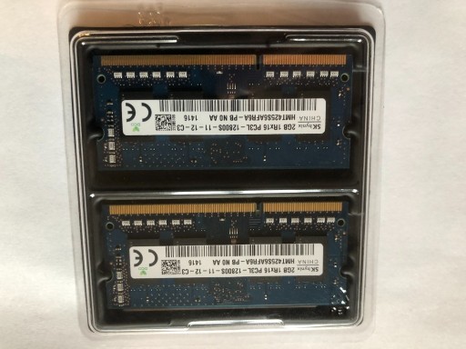 Zdjęcie oferty: Pamięć RAM DDR3 SK Hynix HMT425S6AFR6A-PB 2x2 GB