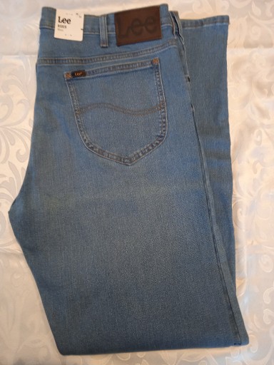 Zdjęcie oferty: Lee Rider Slim Nowe niebieski jeansy 38/34