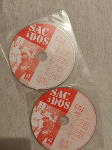 Zdjęcie oferty: SAC A DOS CD1 CD2