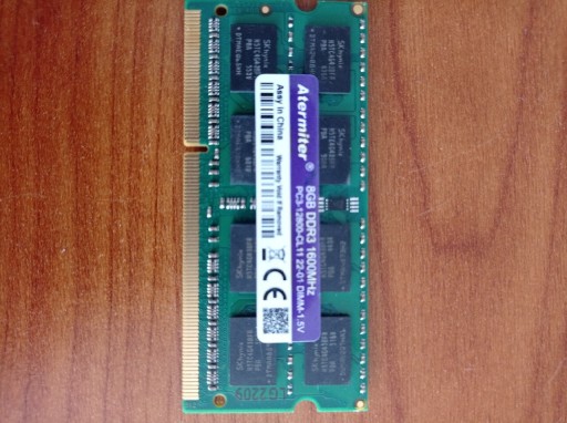 Zdjęcie oferty: Pamięć RAM 8 GB DDR3 1600 Mhz Atermiter 