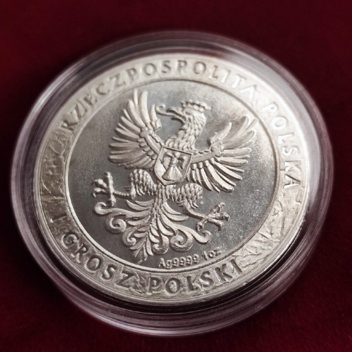 Zdjęcie oferty: Srebrna moneta HUSARIA 2022 BU 1 uncja srebra 9999