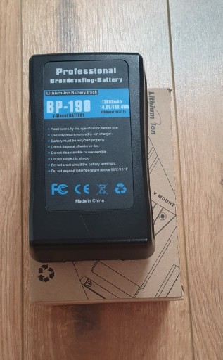 Zdjęcie oferty: Bateria Akumulator BP-190 v-mount 
